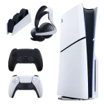 کنسول بازی سونی مدل   2116PlayStation 5 Slim ظرفیت یک ترابایت ریجن ALL به همراه دسته مشکی و پایه شارژر++گارانتی و ضمانت
